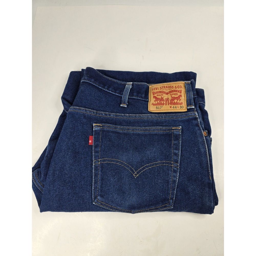 Vtg Y2K Levis 517 Mens Bootcut Jeans Pants‎ Size 44 Denim Western Please Read